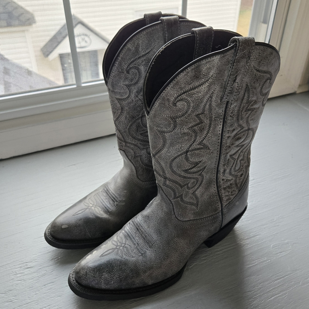 Laredo Women's Maddie Faux Leather Cowboy Boots 10M